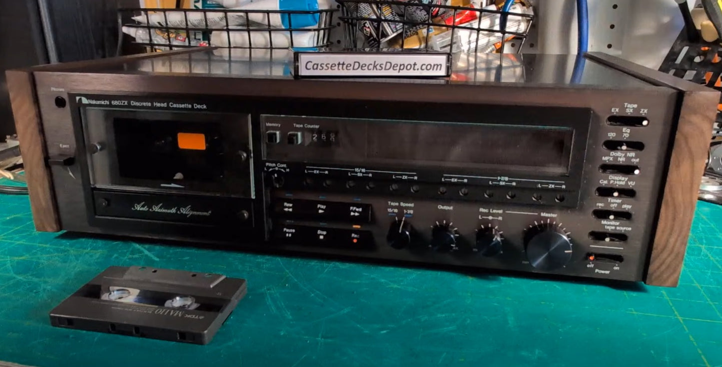 Excellent Nakamichi 680ZX, Serviced & Tested, 3 Months Warranty & Wood Panels!