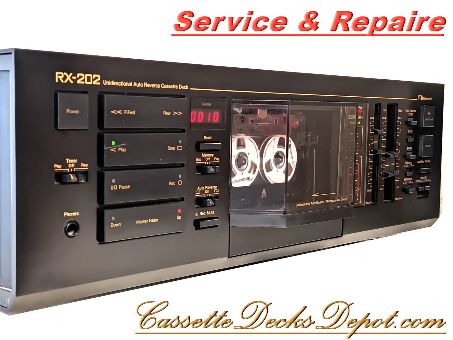 Service for Nakamichi RX202, 3 Months Warranty