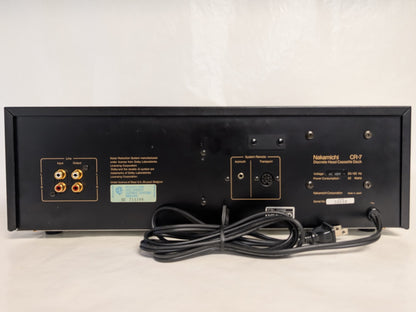 Near Mint Nakamichi CR-7, Serviced & Tested, 3 Months Warranty