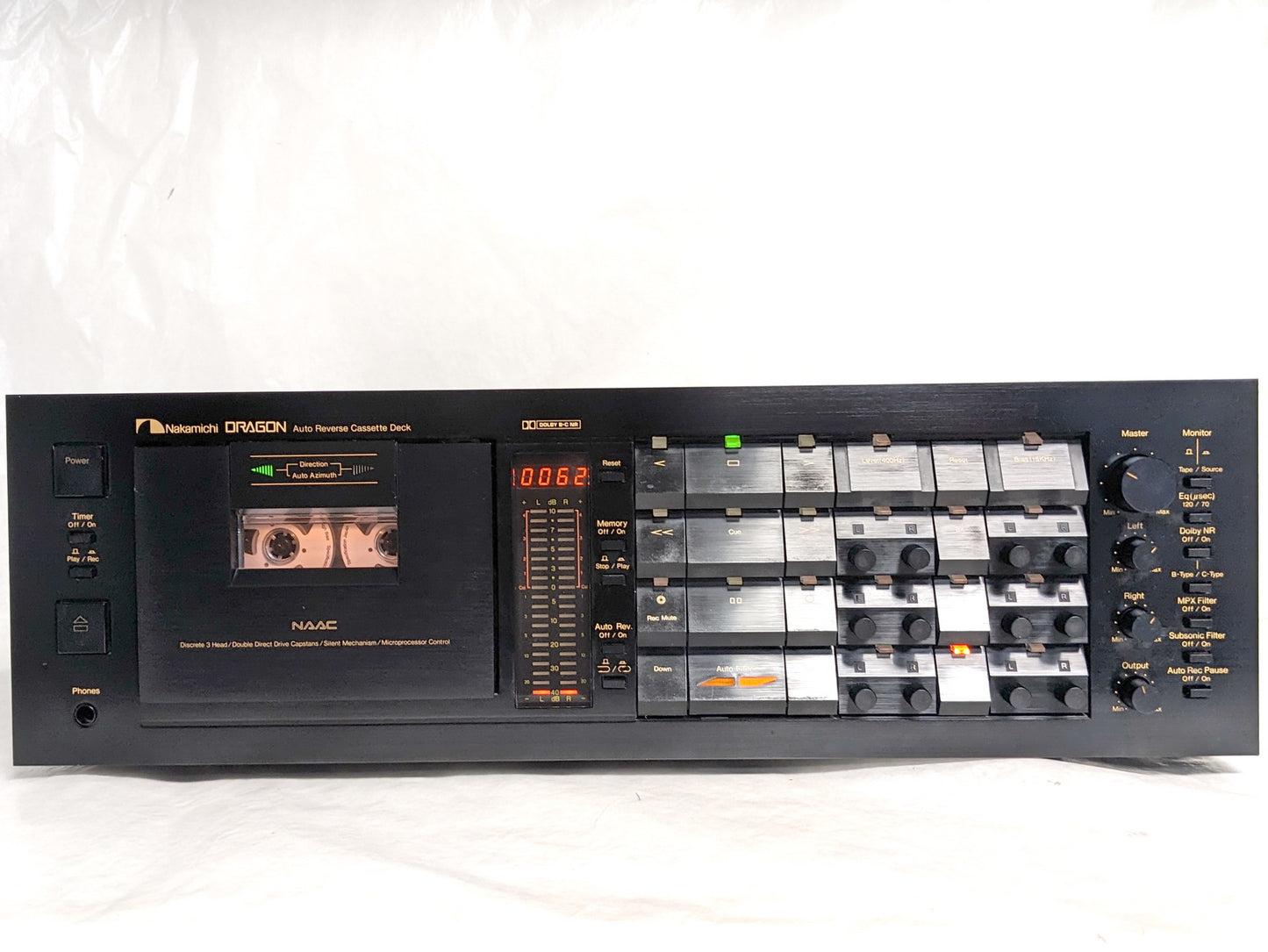 Excellent Nakamichi DRAGON, Serviced & Tested, 3 Months Warranty (S/N 19xxx)