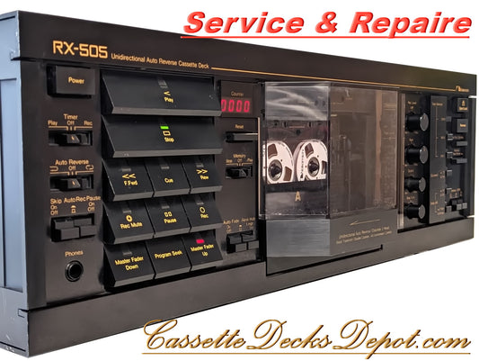 Service for Nakamichi RX-303, RX-505, 3 Months Warranty